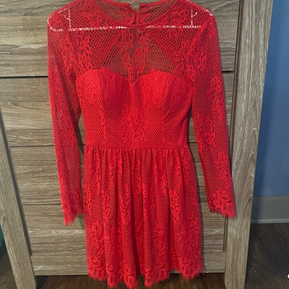 Designer Red Sexy Formal Guess Dress - Picture 1 of 5